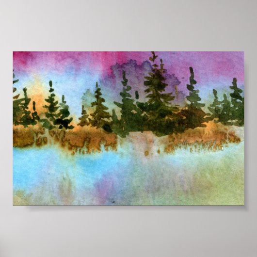 Pinescape Mini-Poster Poster (Voorkant)