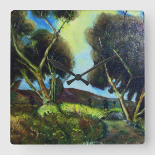 PINEWOOD VIERKANTE KLOK