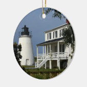 Piney Point Lighthouse Keramisch Ornament (Links)