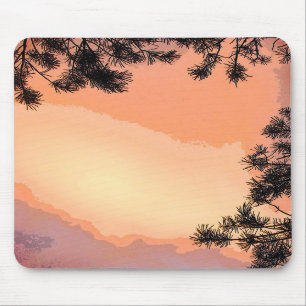 Piney Sunset Mousepad Muismat