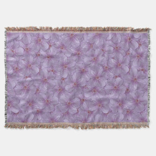 Pineywood Geranium Seamless Patroon Deken