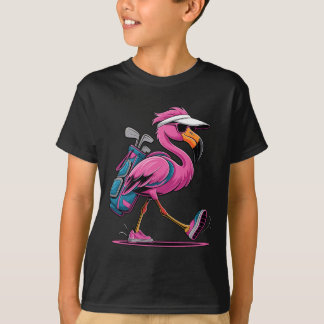 Ping Flamingo Golf Sungles Woman Ladies Men Golf L T-shirt