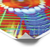 Ping Kinetic Collage Kaleidoscope Poster (Coin)