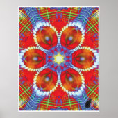 Ping Kinetic Collage Kaleidoscope Poster (Devant)