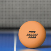 Ping Oranje Pong Pingpongballen (Net)