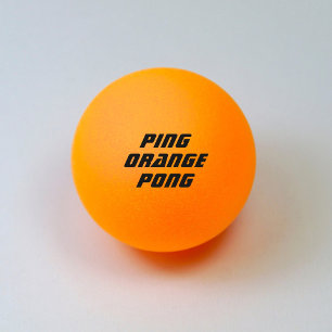 Ping Oranje Pong Pingpongballen