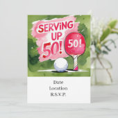 Ping Pong 50ste verjaardag, Kaart (Staand voorkant)