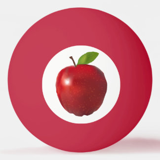 Ping Pong Apple ajournent la balle de tennis