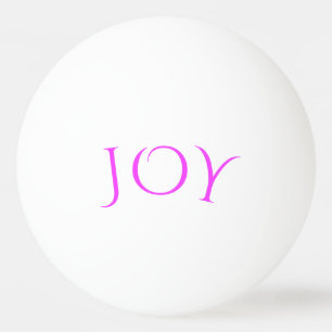Ping Pong Avec la balle de ping-pong Joy Text - Personnalisa