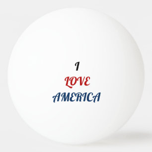 Ping Pong Bal - Ik hou van Amerika Pingpongballen