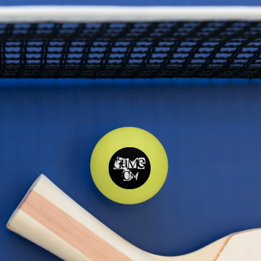 Ping Pong Ball-Game On Pingpongballen (Tafel)