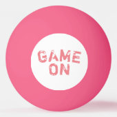 Ping Pong Ball-Game On Pingpongballen (Achterkant)