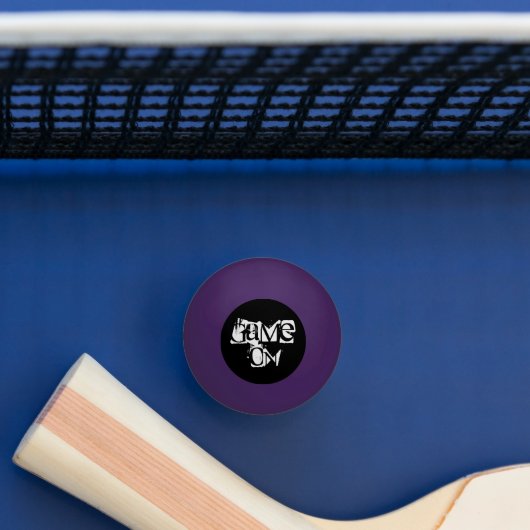 Ping Pong Ball-Game On Pingpongballen (Tafel)