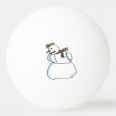 Ping Pong balle de ping-pong 3 étoiles Snowman (Devant)