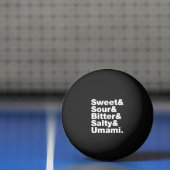 Ping Pong Balle de ping-pong aux cinq saveurs de base (Filet)