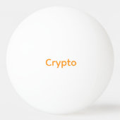 Ping Pong Balle de ping-pong Bitcoin (Dos)