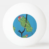 Ping Pong balle de ping-pong de perroquet vert (Dos)