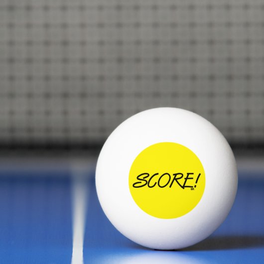 Ping Pong Balle de ping-pong jaune 3 étoiles (Filet)