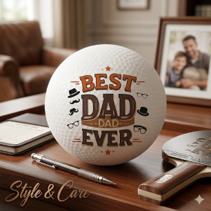 Ping Pong Balle de ping-pong Trois Étoiles – Meilleur Papa d