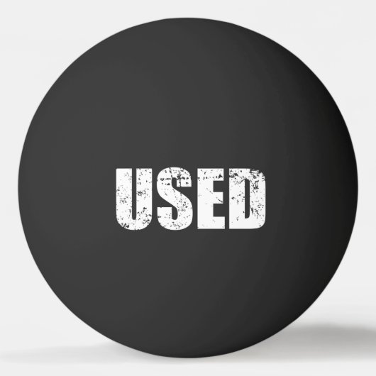 PING PONG BALLE DE PING-PONG UTILISÉE (Devant)