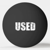 PING PONG BALLE DE PING-PONG UTILISÉE (Dos)