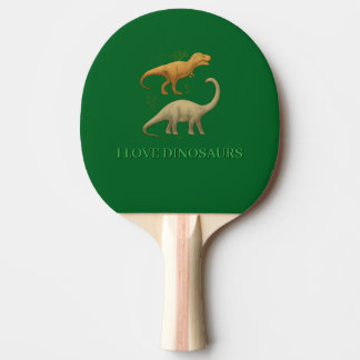 Ping Pong Bat - Ik hou van dinosauriërs Tafeltennisbatje