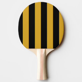 Ping Pong Bat/Paddle - Black en Golden Rod Tafeltennisbatje