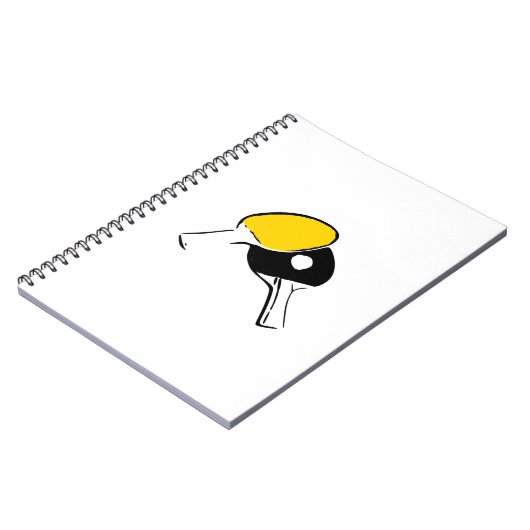 ping pong batjes notitieboek (Linkerzijde)
