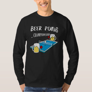 Ping Pong Beer Pong Kampioenschap T-shirt