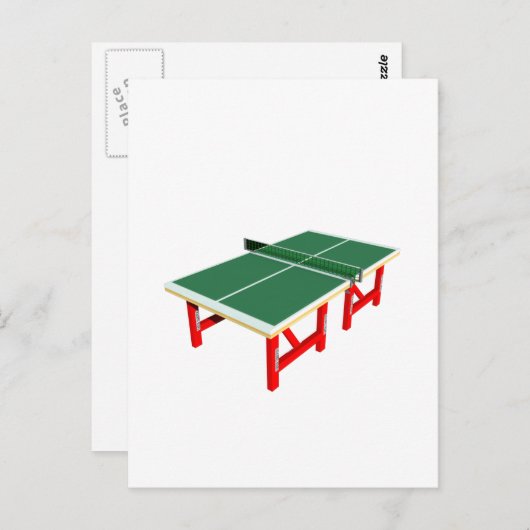 PIng Pong Briefkaart (Voorkant / Achterkant)