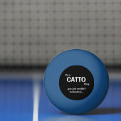 Ping Pong C'est une balle de ping-pong Catto Thing (Filet)