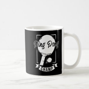 Ping Pong Champ Fun Table Tennis Player T-shirt Koffiemok