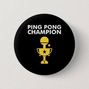 Ping Pong Champion for Table Tennis Champions Ronde Button 5,7 Cm