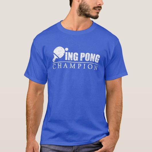 Ping Pong Champion T-shirt (Voorkant)