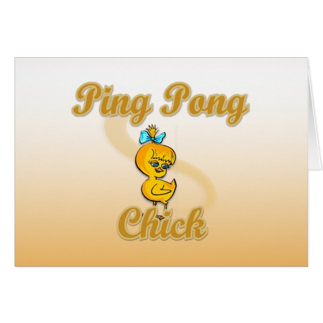 Ping Pong Chick (Voorkant Horizontaal)