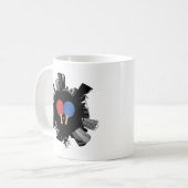 Ping Pong City Koffiemok (Voorkant links)