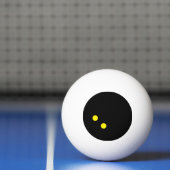 Ping Pong Double balle de ping-pong jaune point (Filet)
