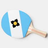 Ping Pong Drapeau de Madison, Wisconsin Raquette de Ping-Pon (Côté)