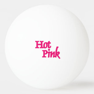 Ping Pong Hot rose 1 étoile blanche balle de ping-pong