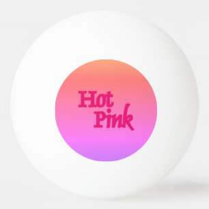 Ping Pong Hot rose inverse 1 étoile balle de ping-pong blanc