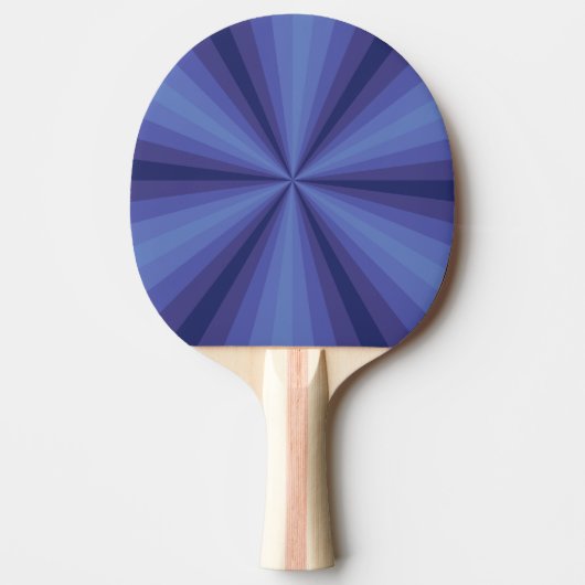 Ping Pong Illusion d'optique Raquette de ping-pong bleue (Devant)