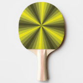 Ping Pong Illusion d'optique Raquette de ping-pong jaune (Dos)