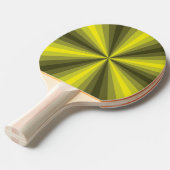 Ping Pong Illusion d'optique Raquette de ping-pong jaune (Devant Angle)
