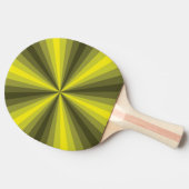 Ping Pong Illusion d'optique Raquette de ping-pong jaune (Côté)