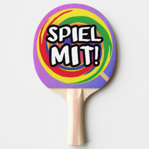 Ping Pong Jeu avec raquette de tennis de table