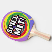 Ping Pong Jeu avec raquette de tennis de table (Côté)