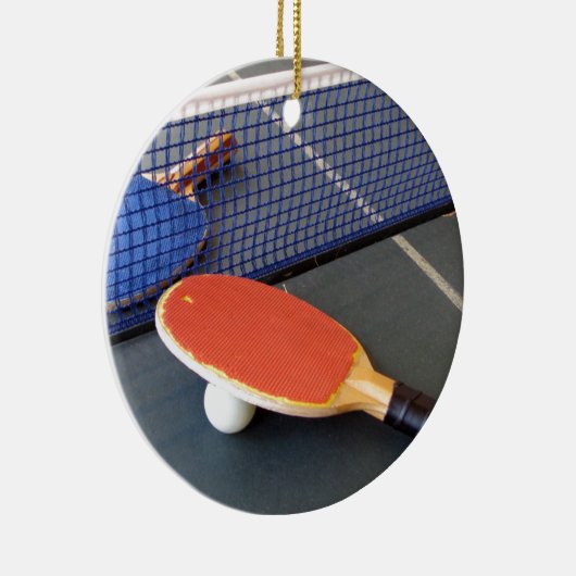 Ping Pong Keramisch Ornament (Rechts)