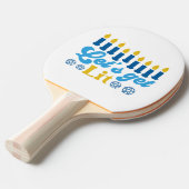 Ping Pong Laissons-nous ! Raquette de ping-pong (Devant Angle)