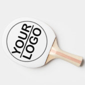 Ping Pong Logo de la société Raquette de tennis de table (Côté)