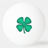 Ping Pong Lucky 4 Leaf Irish Clover balle de ping-pong 3 éto (Devant)